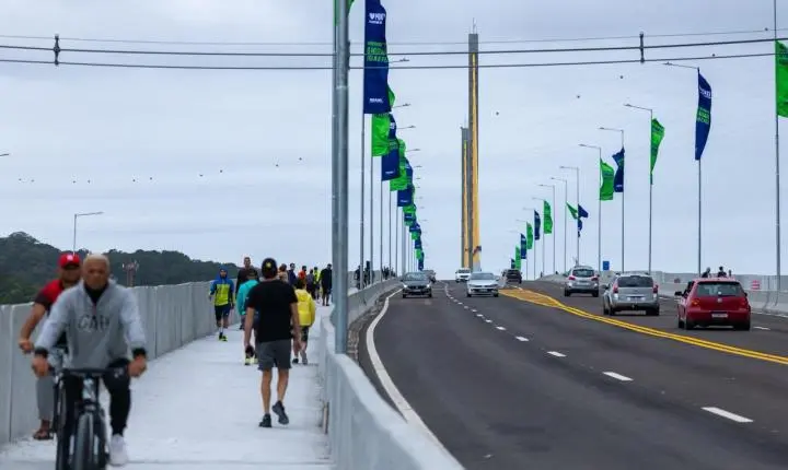 DER/PR divulga portaria que reforça restrições para veículos de carga na Ponte de Guaratuba