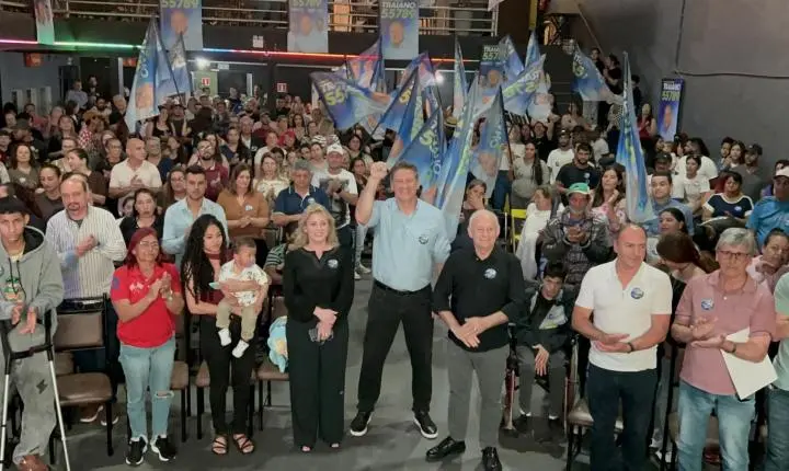 Em Palmas, Ademar Traiano oficializa candidatura com apoio de Daniel Langaro