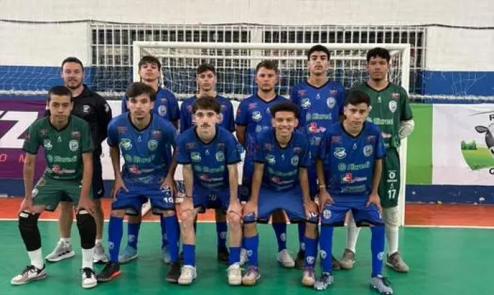 Equipe Sub-17 de Futsal de Cel Domingos Soares faz boa campanha nos Jogos da Juventude