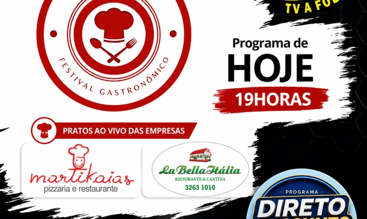 Hoje 19h na sua TV A FOLHA