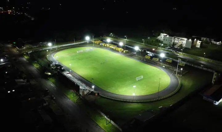Iluminação transformou a realidade do estádio municipal de Palmas 