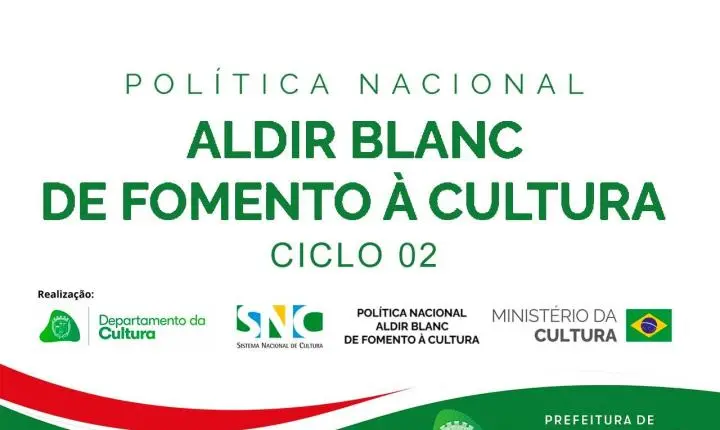 Inscrições para o Ciclo 02 da Política Nacional Aldir Blanc começam nesta terça-feira em Palmas