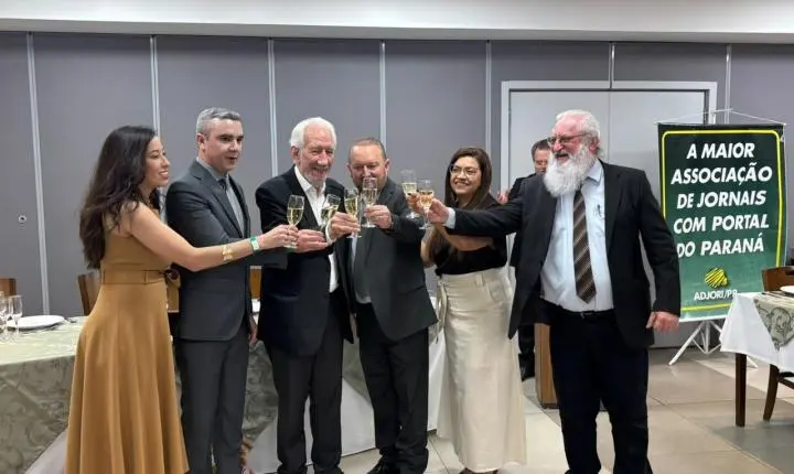 Jantar com a presença do vice-governador apresenta aos associados da Adjori a nova diretoria da entidade