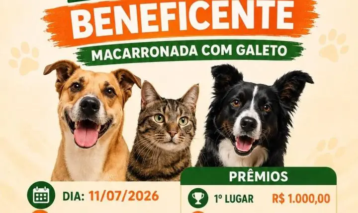 JANTAR E BINGO BENEFICENTE!