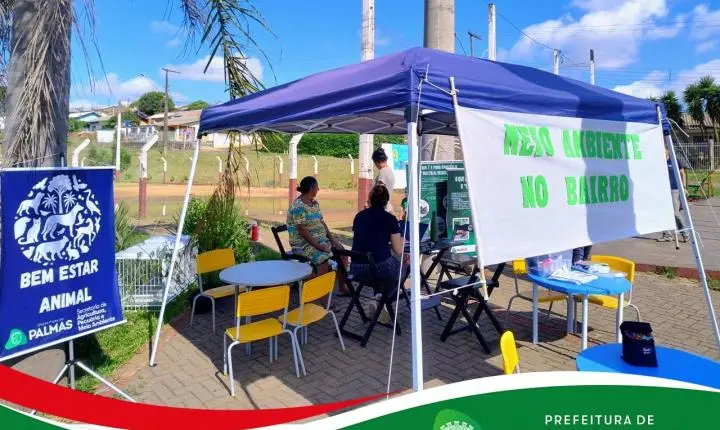 Meio Ambiente no Bairro leva serviços, conscientização e ações sustentáveis ao Bairro Klubegi em Palmas