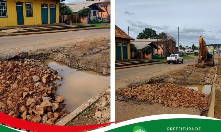 Obras de drenagem avançam na Avenida Getúlio Vargas e exigem atenção de motoristas no Bairro Lagoão