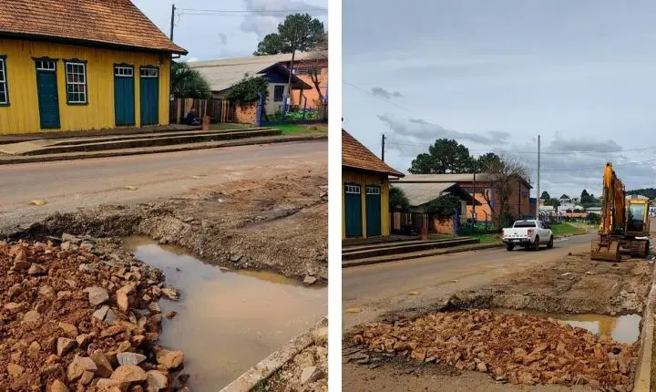 Obras de drenagem foram concluidas na Avenida Getúlio Vargas no bairro Lagoão 