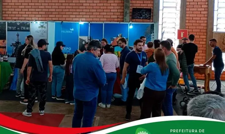 Palmas participa da 1ª Expo Turismo Vales do Iguaçu e conquista destaque regional Palmas participa da 1ª Expo Turismo Vales do Iguaçu e conquista destaque regional