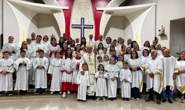 Paróquia São João Batista recebe a Visita Pastoral de Dom Edgar Ertl