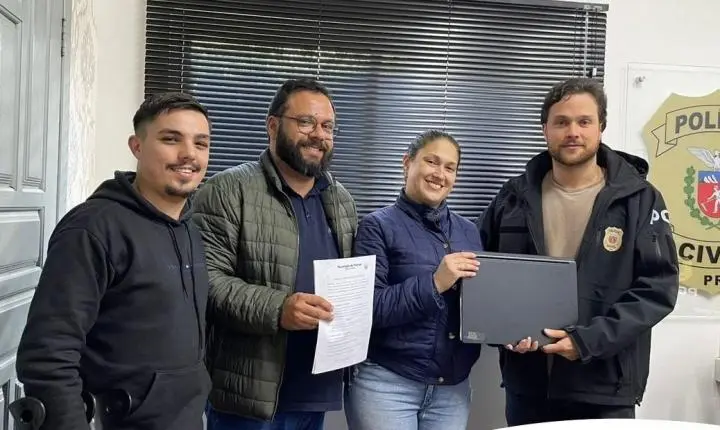PC de Palmas recebe notebook de alto desempenho adquirido com recursos do Fundo Municipal de Meio Ambiente