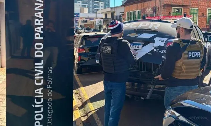 PCPR prende nove pessoas por diversos crimes durante a última semana em Palmas PR