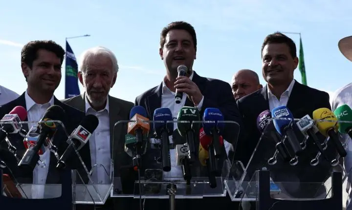 “Perseverança venceu o impossível”, diz Ratinho Junior na inauguração da Ponte de Guaratuba
