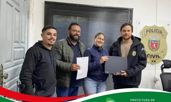 Polícia Civil de Palmas recebe notebook de alto desempenho adquirido com recursos do Fundo Municipal de Meio Ambiente