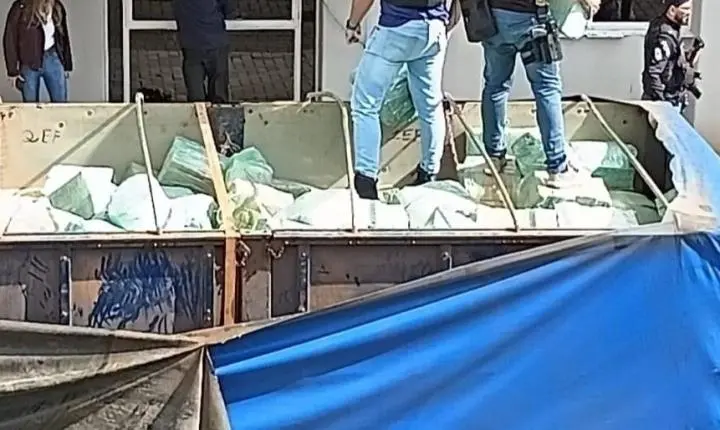 Policiais apreenderam toneladas de maconha em Palmas 