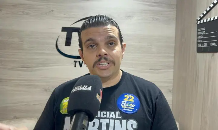 Policial Martins explicou sobre os temas que defende em sua candidatura a deputado federal 