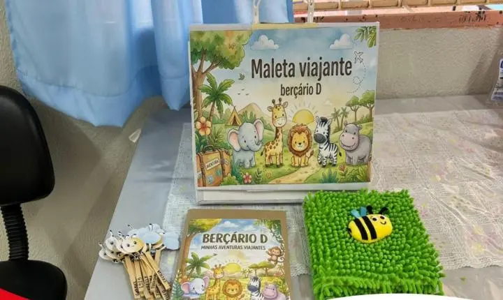 Projeto Maleta Viajante fortalece vínculos familiares e incentiva a leitura no CMEI Mafalda