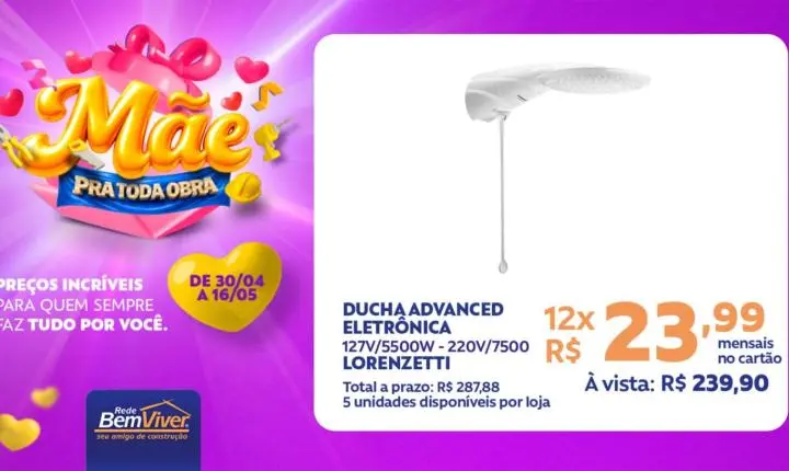 Promoção de Dia das Mães – Marini Bem Viver