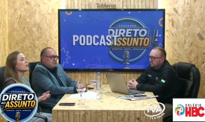 Representantes da Acipa explicam sobre o lançamento da campanha de Natal 