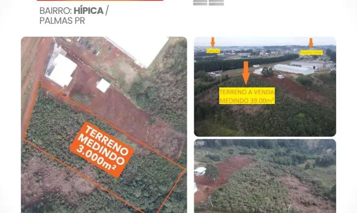 TERRENO AMPLO À VENDA NO BAIRRO HÍPICA – PALMAS/PR!