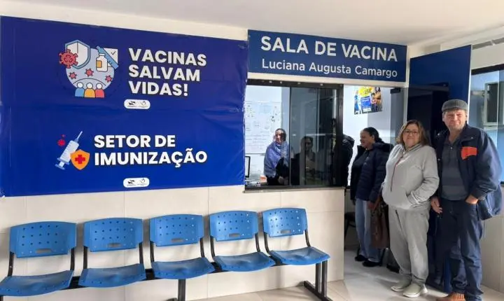 Vacinação contra a influenza segue nas escolas e está disponível no Posto Central