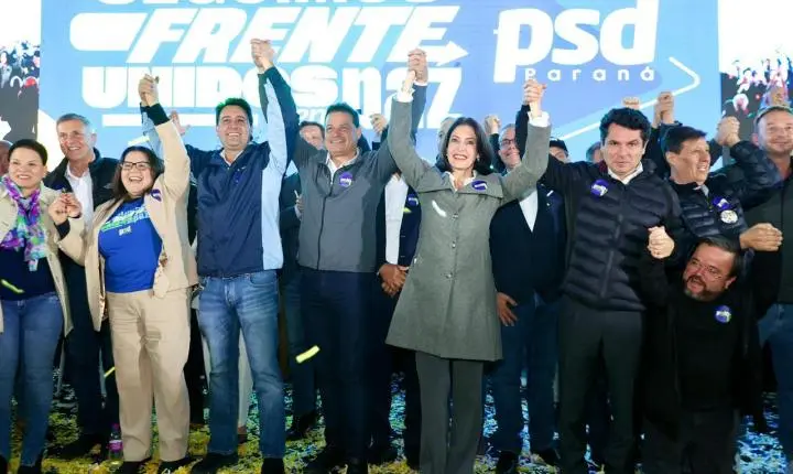 “Vamos seguir o modelo do progresso do Paraná”, diz Sandro Alex em encontro do PSD Paraná em Pinhais